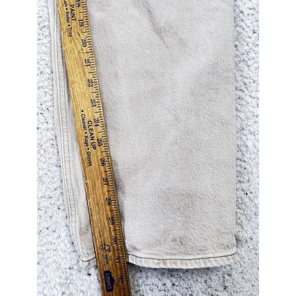 Abercrombie & Fitch Womens 33/16L Tan/Gray The 90s Relaxed Jean Hi-Rise - Picture 3 of 12